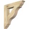 Ekena Millwork Funston Traditional Rough Sawn Bracket, Douglas Fir, 4"W x 24"D x 24"H BKT04X24X24FST01RDF - alternate 1